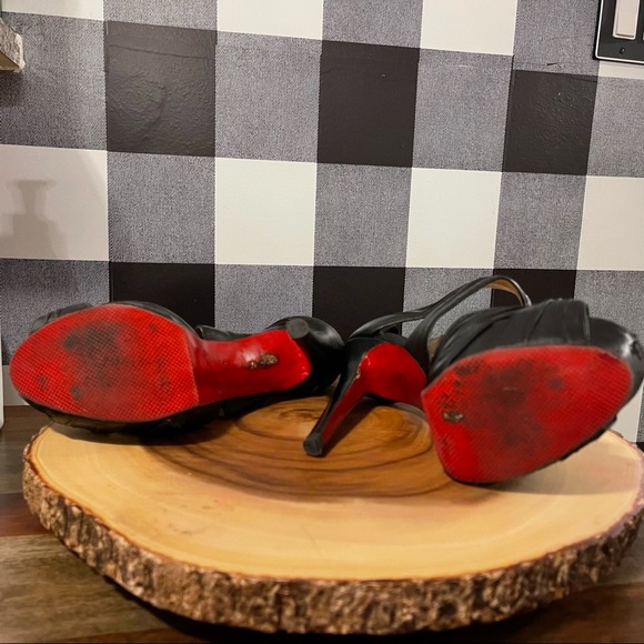 Christian Louboutin Black Bandra 37.5 - Picture 9 of 15